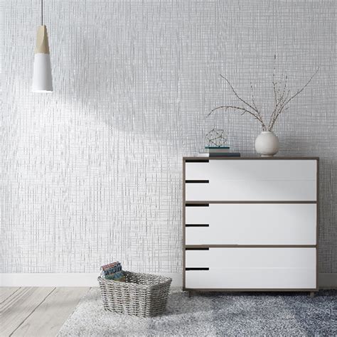 Beibehang Modern Simple Pure Plain Color Non Woven Gray Wallpaper