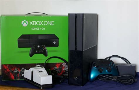 Microsoft Xbox One 500gb Black Console W Accessories Free Shipping