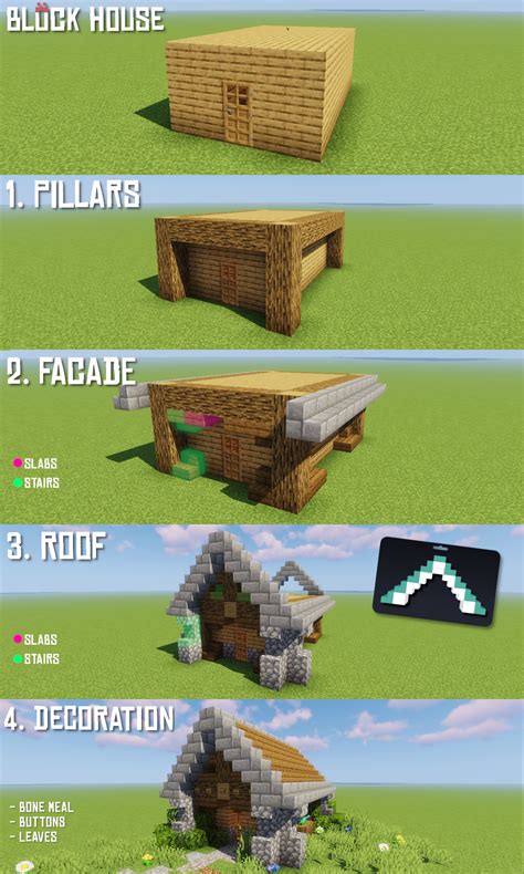 Easy Minecraft House Cabin