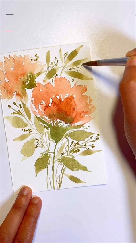 Pin By Debra Lockwood On Watercolor Video In 2020 Watercolor Flowers