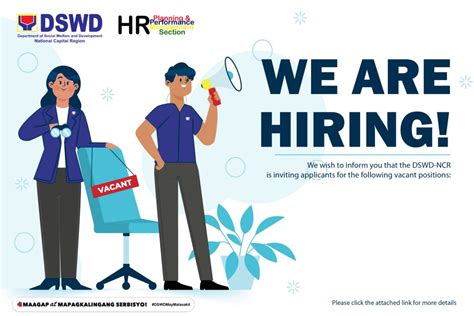 Job Vacancies Dswd Field Office Ncr Official Website