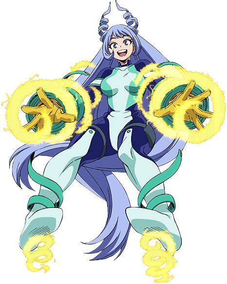An Anime Character With Long Hair And Blue Eyes Holding Two Yellow