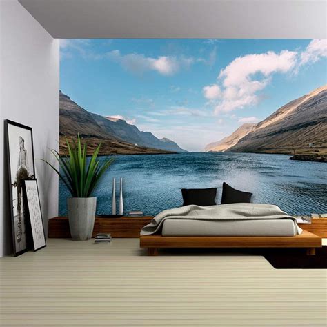 Wall26 Landscape With Mountain Under The Sky Removable Wall Mural