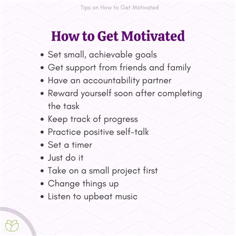 17 Ways To Get Motivated