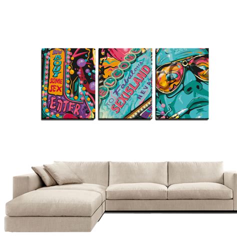 3 Panels Canvas Prints Wall Art For Wall Decorations Sex Island Gg And Si Company