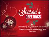 Pictures of Business Christmas Card Text