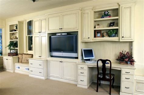 Tribesigns computer desk with hutch and stoarge shelves, 53 inch home office desk with monitor stand and cpu stand, industrial writing study table with bookshelf (black). Full Featured Custom Wall Unit-would LOVE this in our ...