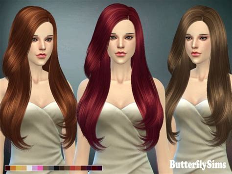 Sims 4 Hairs ~ Butterflysims Beutiful Hairstyle 092