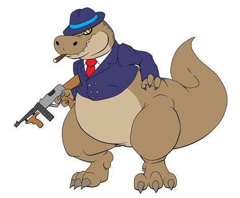 T Rex Gangster By Reagan700 On Deviantart