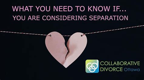 What You Need To Know If You Are Considering A Separation