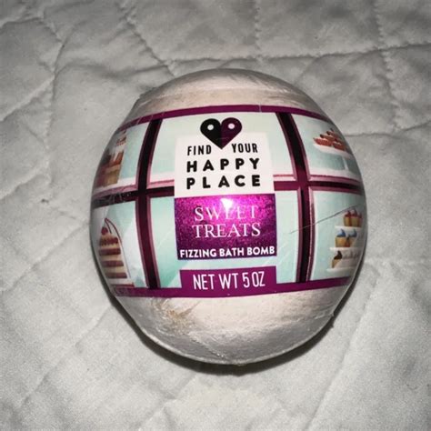 Find Your Happy Place Fizzing Bath Bomb Sweet Treats Brown Sugar