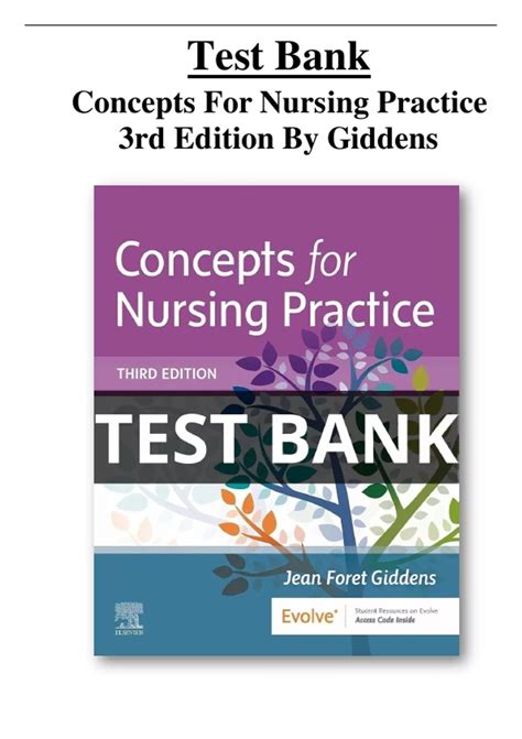 Test Bank For Concepts For Nursing Practice 3rd Edition By Giddens All