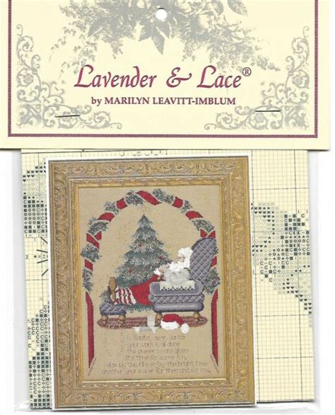 Hard To Find Lavender And Lace Secret Santa Complete Materials With