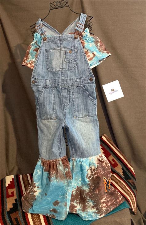 Oshkosh Bell Bottom Overalls With Top 4t Etsy Bell Bottoms Bell