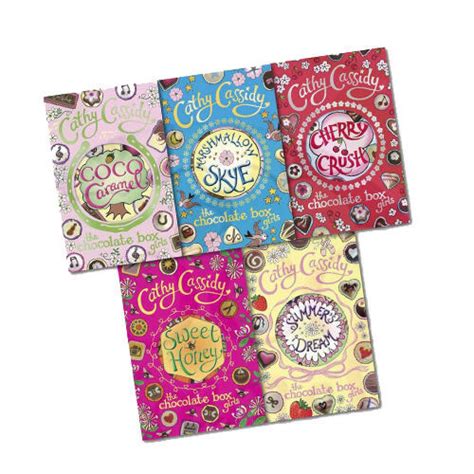 Cathy Cassidy Chocolate Girl 5 Books Box Collection Set Sweet Honey Cherry Crush Ebay
