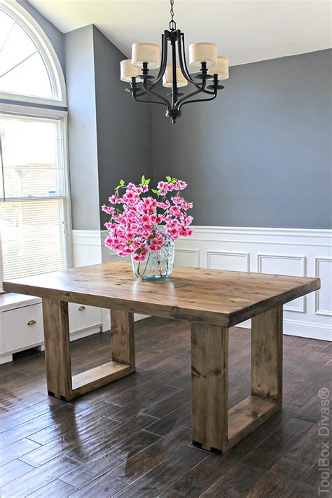 20 Gorgeous Diy Dining Table Ideas And Plans The House