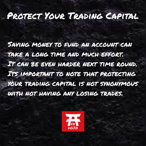 Protect Trading Capital My Opinions Forex Saving Money Effort