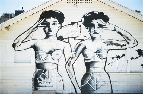 Free Images Vintage Urban Wall Female Paint Fashion Graffiti