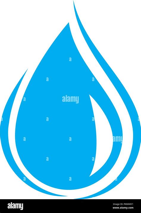 Water Drop Logo Template Vector Illustration Design Stock Vector Image