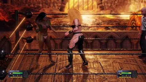 Wwe 2k20 Underground Wrestling Naomi Vs The Lioness No Holds Barred