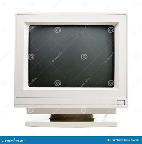 Old Computer Monitor Stock Photo Image Of 1980s Hardware 41327238