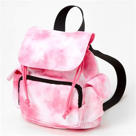 Tie Dye Mini Backpack Pink Claires Us