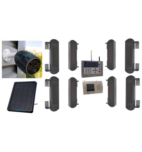 Comprehensive Wireless Perimeter Alarmgsm Dialler4g Solar Camera