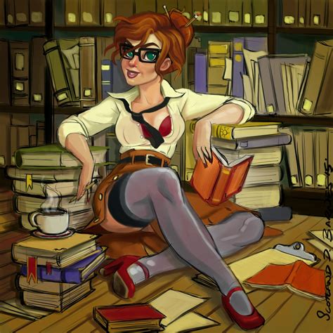Why Reading Is Fun Pin Up Librarian Gal By Scotland