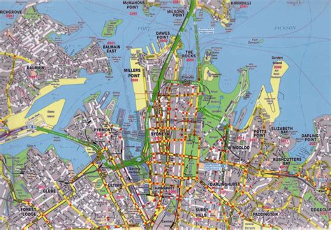 Sydney City Map Printable Free Printable Maps