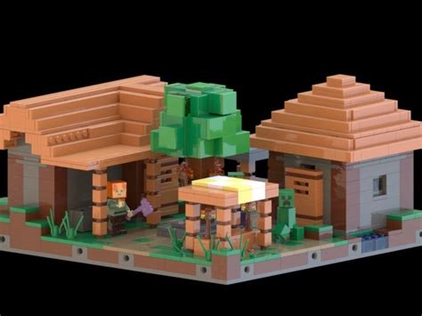 Minecraft The Village Part 2 From Bricklink Studio Bricklink