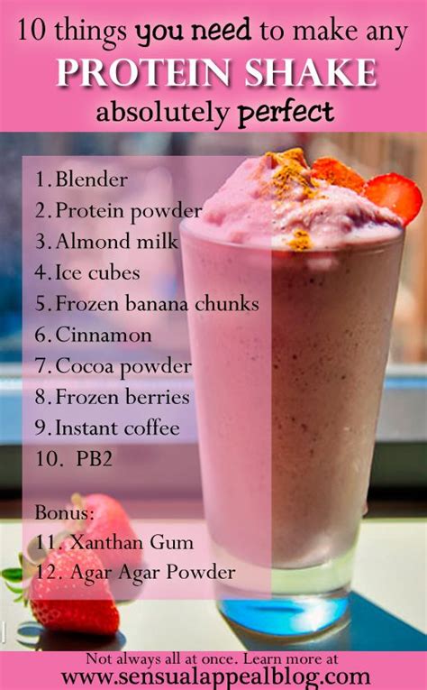 What Goes In A Perfect Protein Shake Protein Shake Smoothie Protein
