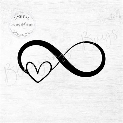 Infinity Sign Heart Svg