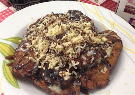 Pisang pandan vla santan yang legit buat teman ngopi Resep Pisang Goreng Keju oleh cookerz - Cookpad