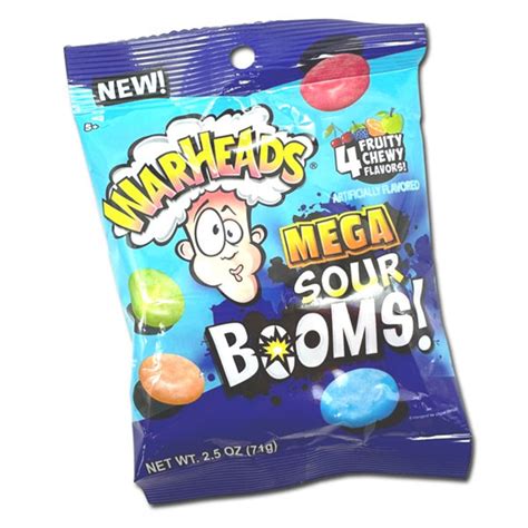 Warheads Mega Sour Booms 25oz 12ct I Got Your Candy