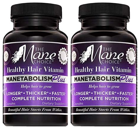 The Mane Choice Manetabolism Plus Healthy Hair Growth Vitamins 60