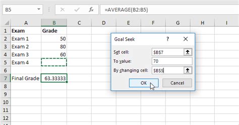 Goal Seek In Excel In Simple Steps