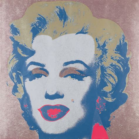 Andy Warhol Marilyn Monroe Marilyn Screenprint In Colors Etsy