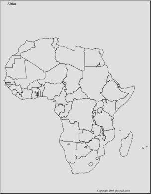 Africa map and satellite image. Map: Africa | abcteach