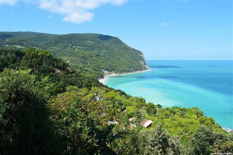 Travel video drone of spiaggia urbani, riviera del conero, marche (italy). Riviera del Conero, Ancona