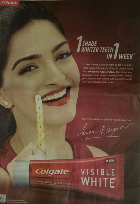 colgate visible white toothpaste ad campaign ads watcher