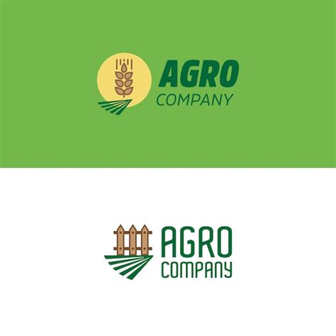 Premium Vector Agro Logo Design Green Background Agriculture Vector