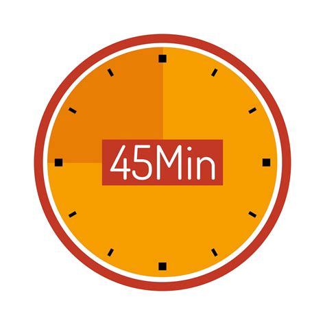 Clock 45 Min Wait Countdown Plan Free Image From