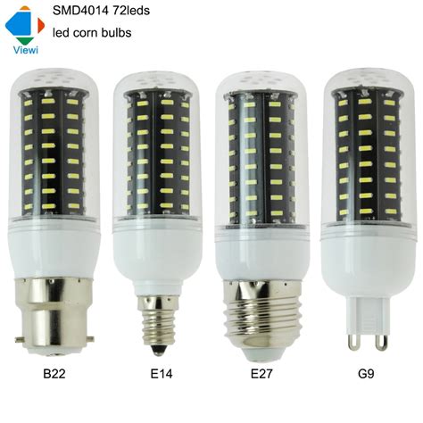 5x Lampada E27 Led Bulb B22 E12 E14 G9 Corn Bulbs Lamp Smd4014 72leds