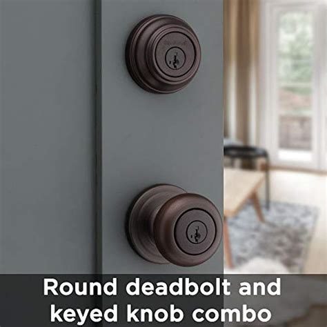 Kwikset 99910 035 Juno Entry Door Knob And Single Cylinder Deadbolt