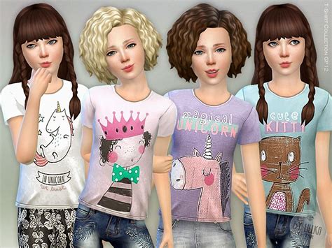 T Shirt Collection Gp12 For Girls Found In Tsr Category