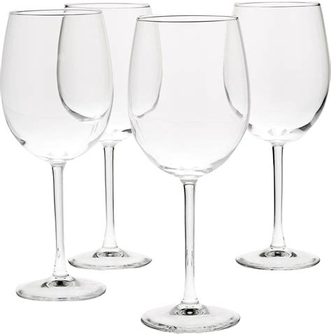 Amazonbasics All Purpose Wine Glasses 19 Ounce Set Of 4 Amazon Ca Home And Kitchen