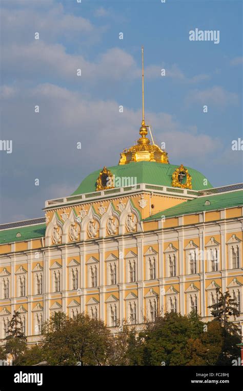 Grand Kremlin Palace Moscow Russia Stock Photo Alamy