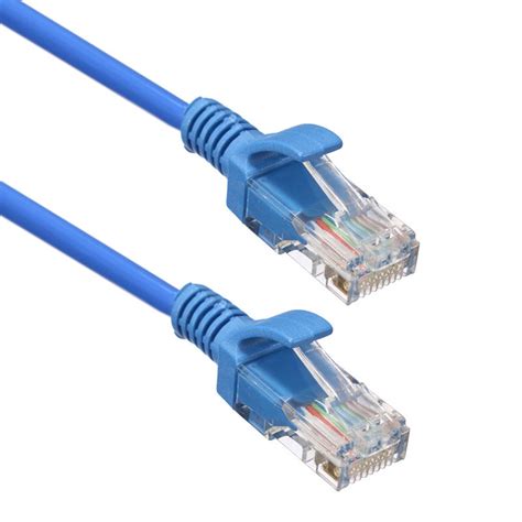 Was wondering about whether i should go with cat 5e or cat 6 cables/connectors. 15m Blue Cat5 65FT RJ45 Ethernet Cable For Cat5e Cat5 RJ45 Internet Network LAN Cable Connector ...