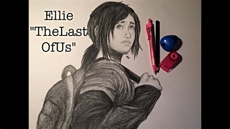 Drawing Ellie From The Last Of Ustime Lapse Youtube