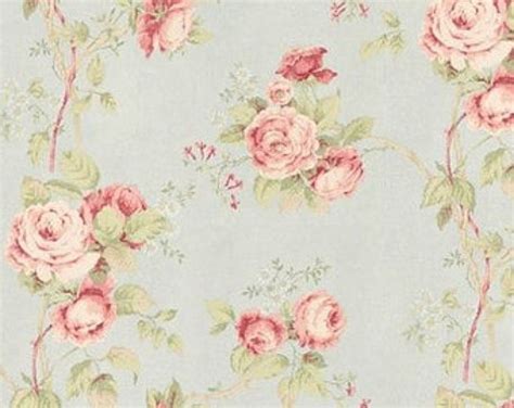 English Cottage Garden Wallpaper Vintage French Country Etsy Sweden